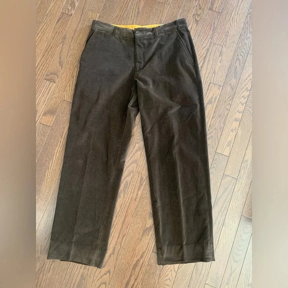 Paul & Shark  Yachting Brown Tapered Leg Corduroy Cotton Trousers Size 34 USA - Picture 5 of 16